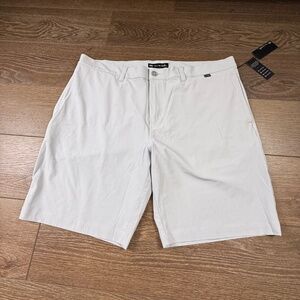 Travis Mathew Men's Carlsbad Golf Shorts Polyester Khaki Size 40 NWT Athletic